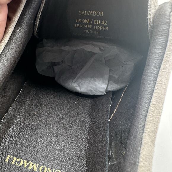 Bruno Magli Salvador Shoes Mens Size 9 M Taupe Suede Slip On Sneakers Comfort - Picture 9 of 9